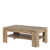 Rapallo Large coffee table in Chestnut and Matera Grey
