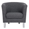 Cleveland Armchair in Nova Anthracite