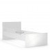Naia Single Bed 3ft (90 x 190) in White High Gloss