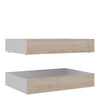 Naia Set of 2 Underbed Drawers (for Single or Double beds) in Jackson Hickory Oak