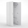 Space Wardrobe with 2 doors White 1750