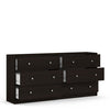 May Chest of 6 Drawers (3+3) in Coffee