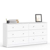 May Chest of 6 Drawers (3+3) in White