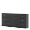May Chest of 6 Drawers (3+3) in Grey