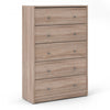 May Chest of 5 Drawers in Truffle Oak