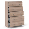 May Chest of 5 Drawers in Truffle Oak