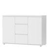 Nova Sideboard - 3 Drawers 2 Doors in White