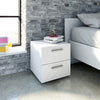 Pepe Bedside 2 Drawers in White