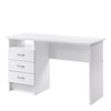 Function Plus Desk 3 Drawers in White FSC Mix 70 % NC-COC-060652