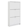 Shoes Shoe cabinet w. 3 tilting doors and 1 layer