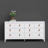 Barcelona Double dresser 4+4 drawers in White