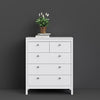 Madrid Chest 3+2 drawers in White