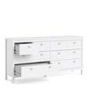 Madrid Double dresser 4+4 drawers in White