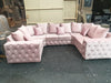 Ashley Chesterfield Upholstered Velvet sofa