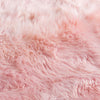 Quad Blush Pink Sheepskin Rug