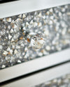 Mirrored Bedroom Cabinets - Crushed Diamond
